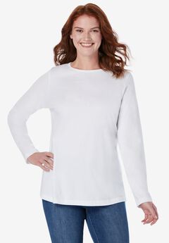 Perfect Long-Sleeve Crewneck Tee