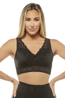 Plus Size Black Lace Bras